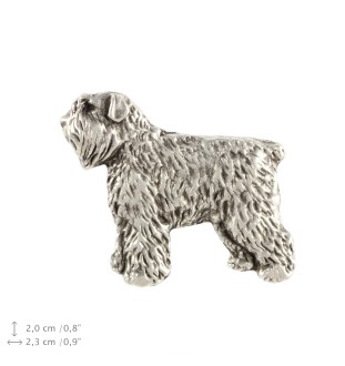 Bouvier pin posrebrzony Art-Dog